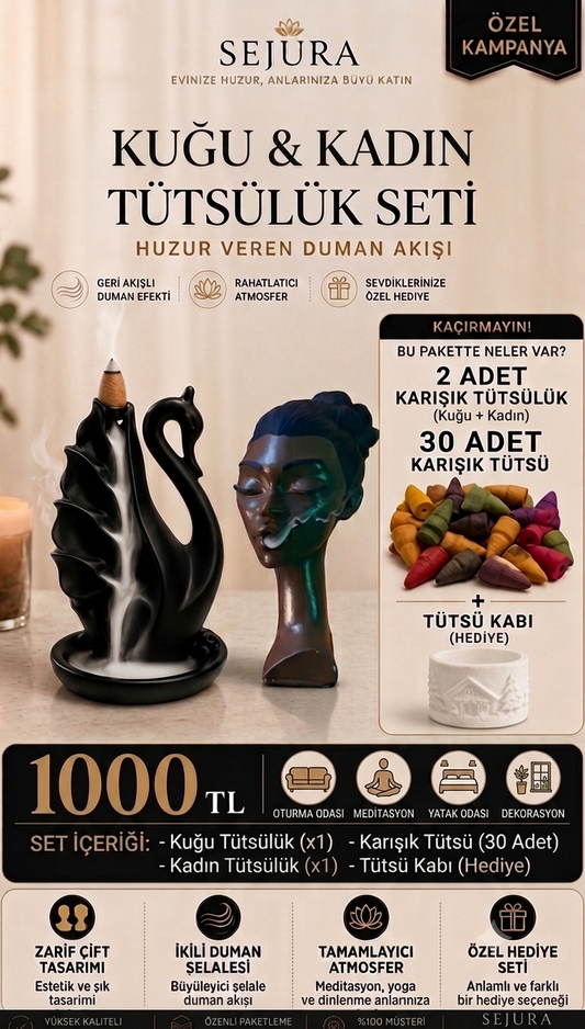 Sejura™ 2026 Kuğu & Kadın Tütsülük Kampanya Paketi