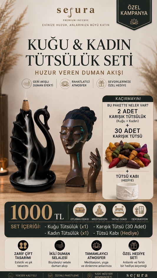 Sejura™ 2026 Kuğu & Kadın Tütsülük Kampanya Paketi