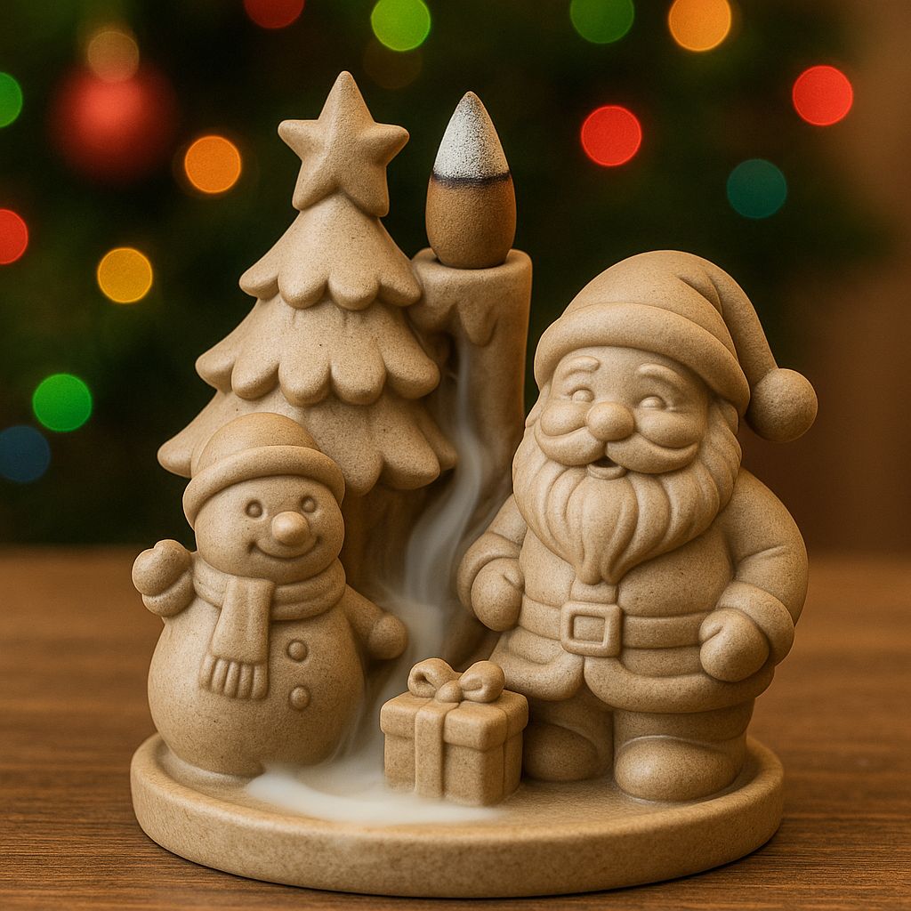 Yılbaşı Seti Tütsülük – ( Kardan Adam, Yılbaşı Ağacı & Noel Baba )