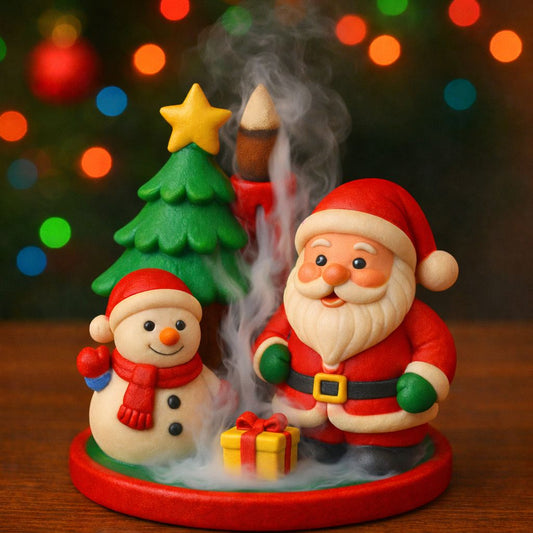 Yılbaşı Seti Tütsülük – ( Kardan Adam, Yılbaşı Ağacı & Noel Baba )